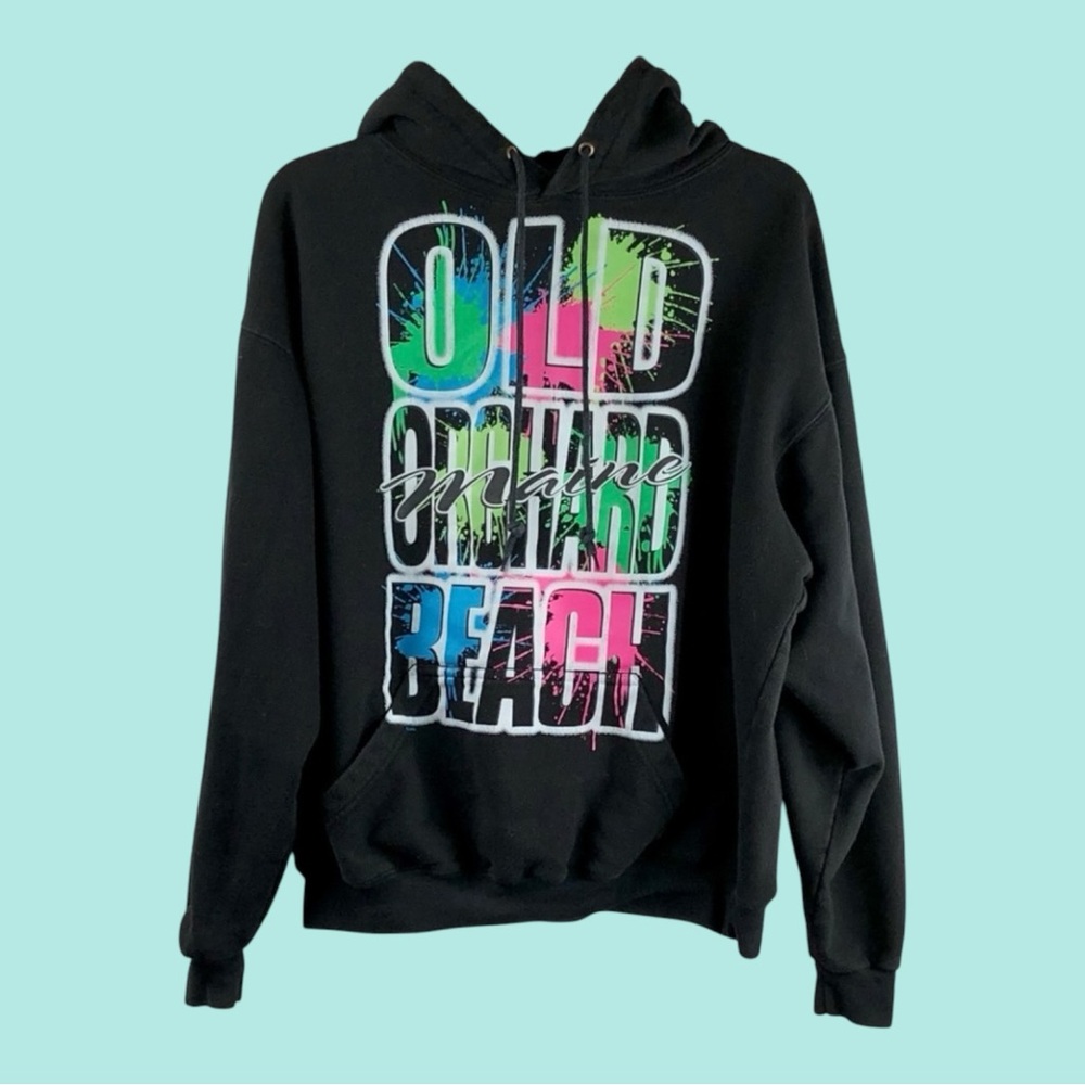 Vintage Old Orchard Beach Maine vacation hoodie L
